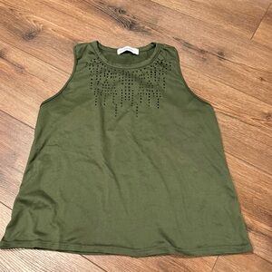 Burn Boot Camp Sleeveless Punch Out Top Size Small